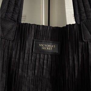 Victoria's Secret Elegant Black Pleated Bag